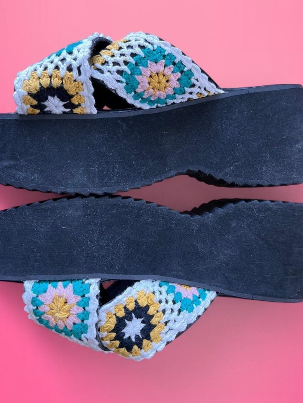 ASOS Design crochet platform sandals - Picture 5 of 7